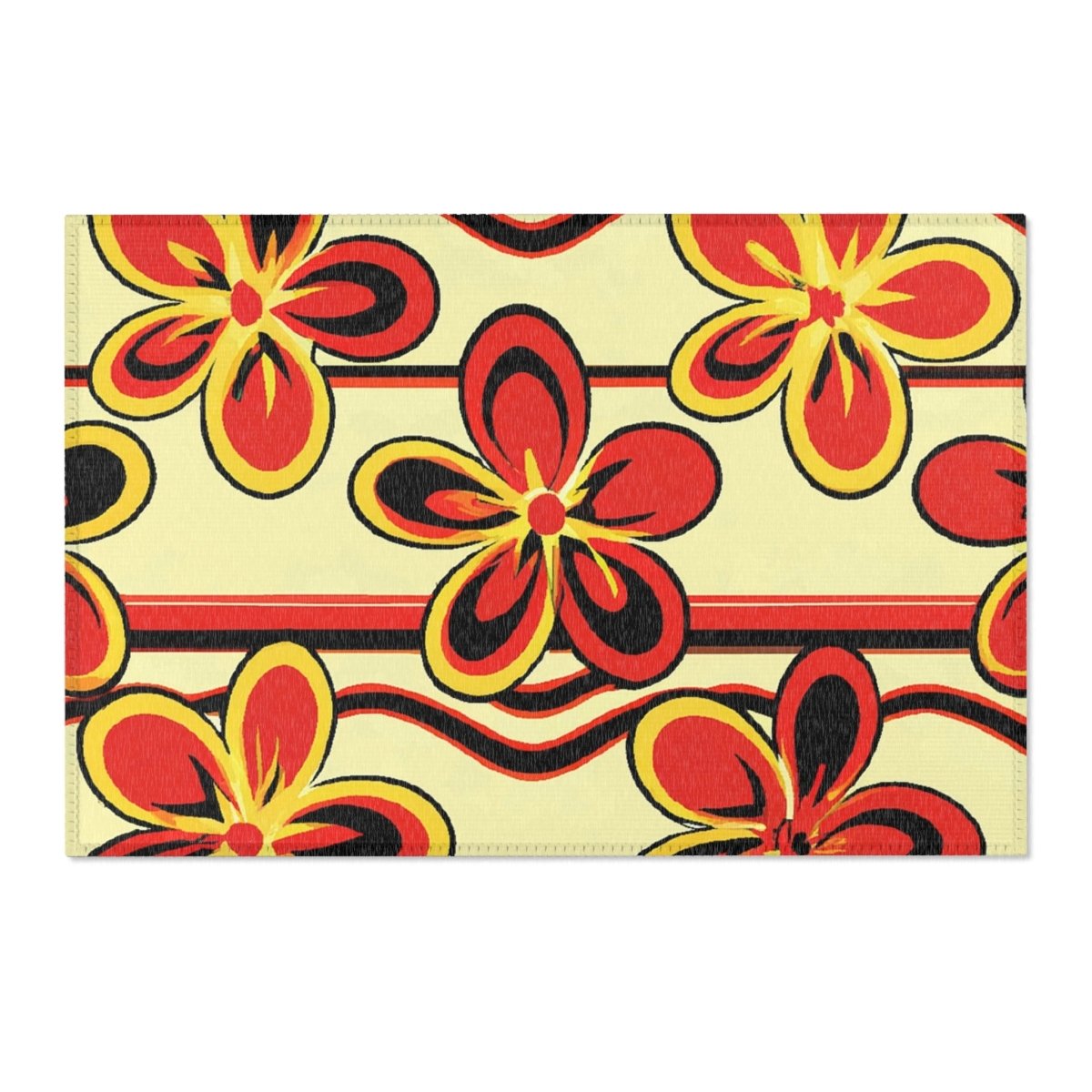 Aloha Burst - Area Rug - The Tiki Yard - Area Rugs