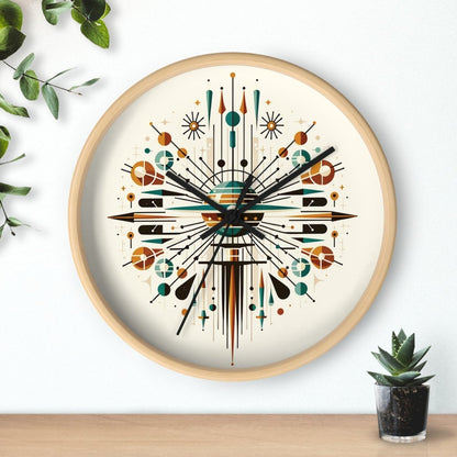 Atomic Cafe - Wall Clock - The Tiki Yard - Wall Clocks