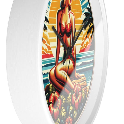 Sunset Dreams - Wall Clock - The Tiki Yard - Wall Clocks