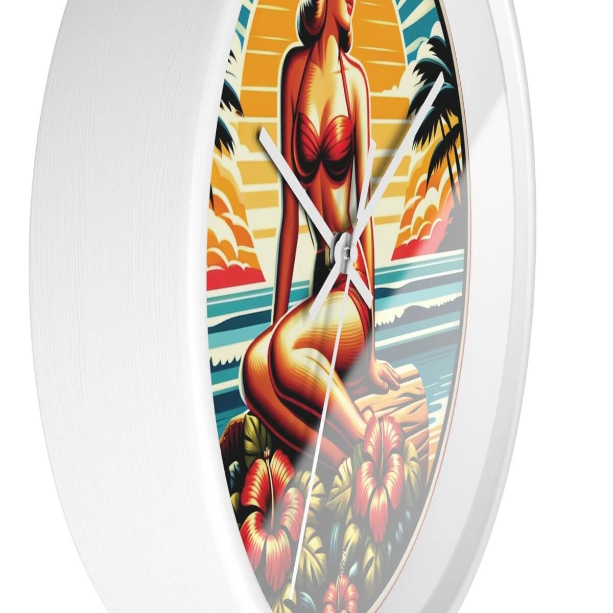 Sunset Dreams - Wall Clock - The Tiki Yard - Wall Clocks