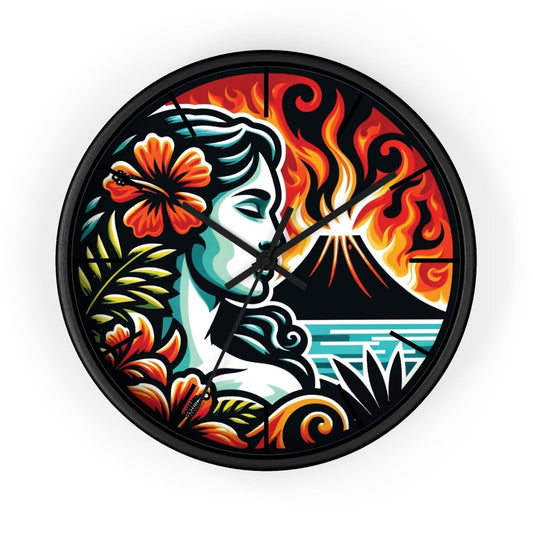 Burning Desire - Wall Clock - The Tiki Yard - Wall Clocks