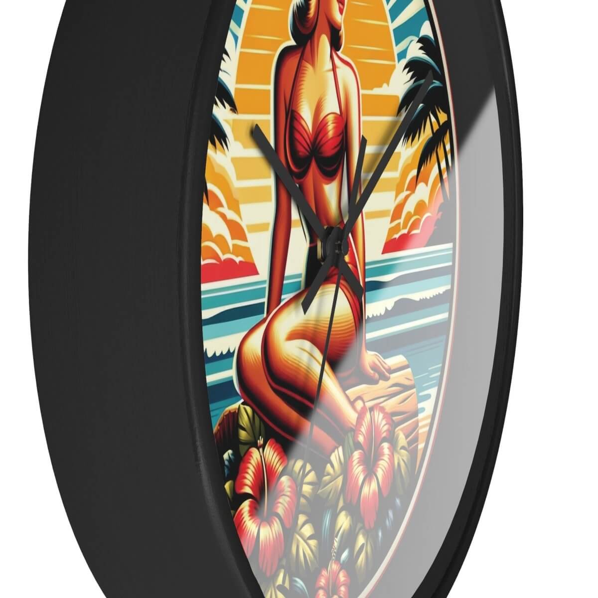 Sunset Dreams - Wall Clock - The Tiki Yard - Wall Clocks