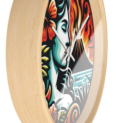 Burning Desire - Wall Clock - The Tiki Yard - Wall Clocks