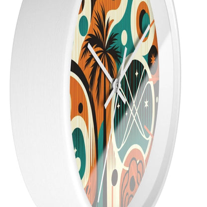 Atomic Rewind - Wall Clock - The Tiki Yard - Wall Clocks