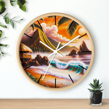 Dream Time - Wall Clock - The Tiki Yard - Wall Clocks