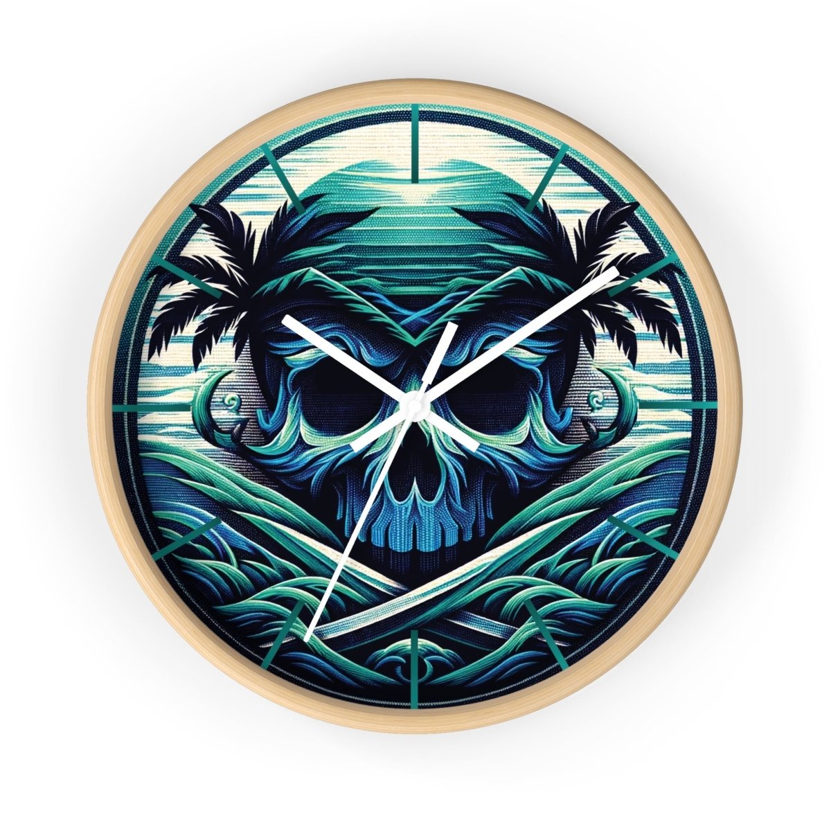 Pacific Phantom - Wall Clock - The Tiki Yard - Wall Clocks