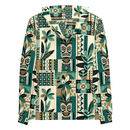 Tikiometry Tapestry - Men's Hoodie - The Tiki Yard - Men's Hawaiian Hoodie