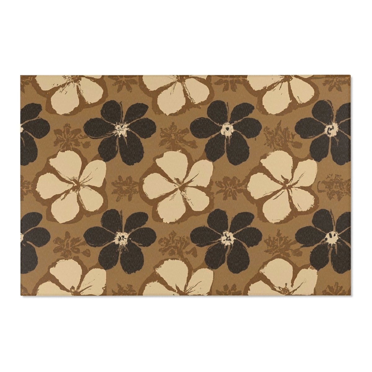 Tapa Flora - Area Rug - The Tiki Yard - Area Rugs