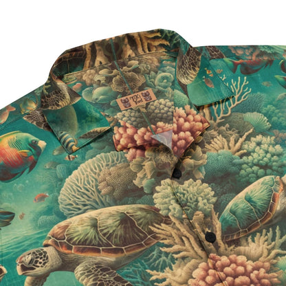 Honu Wai - Hawaiian Shirt - The Tiki Yard - Men's Hawaiian Shirt