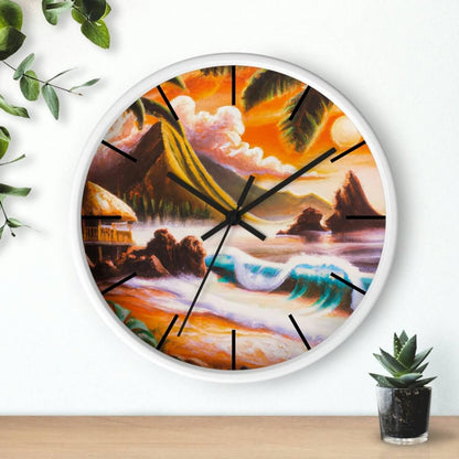 Dream Time - Wall Clock - The Tiki Yard - Wall Clocks