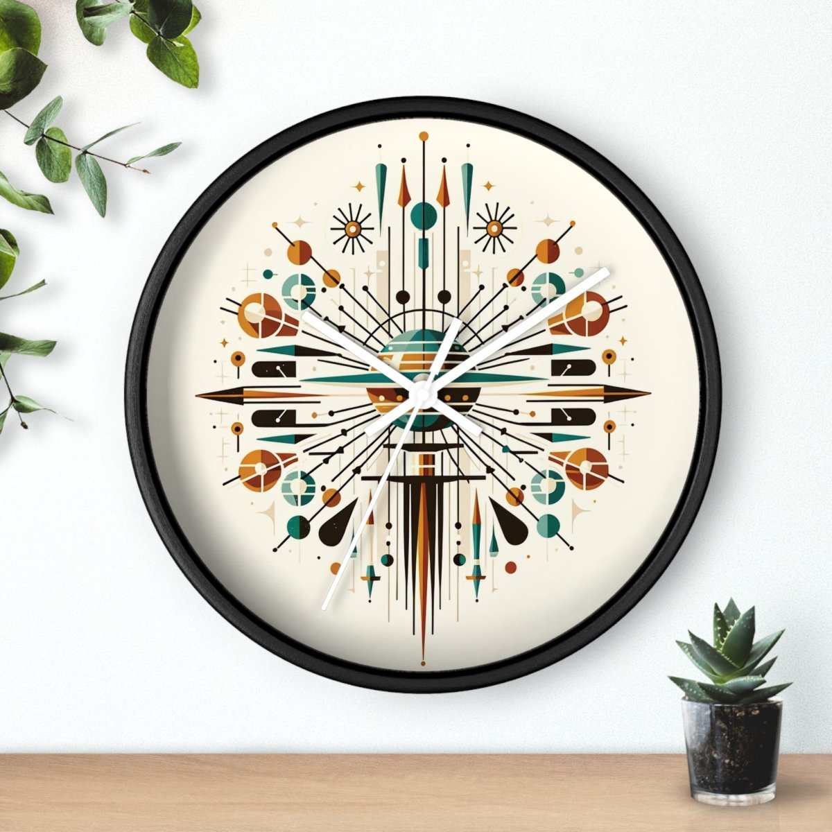 Atomic Cafe - Wall Clock - The Tiki Yard - Wall Clocks