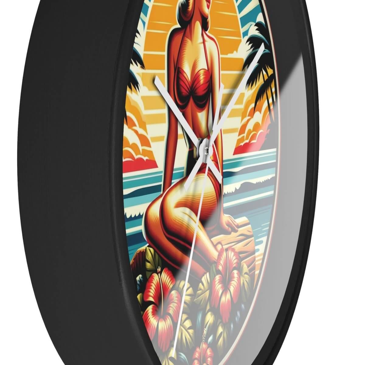 Sunset Dreams - Wall Clock - The Tiki Yard - Wall Clocks