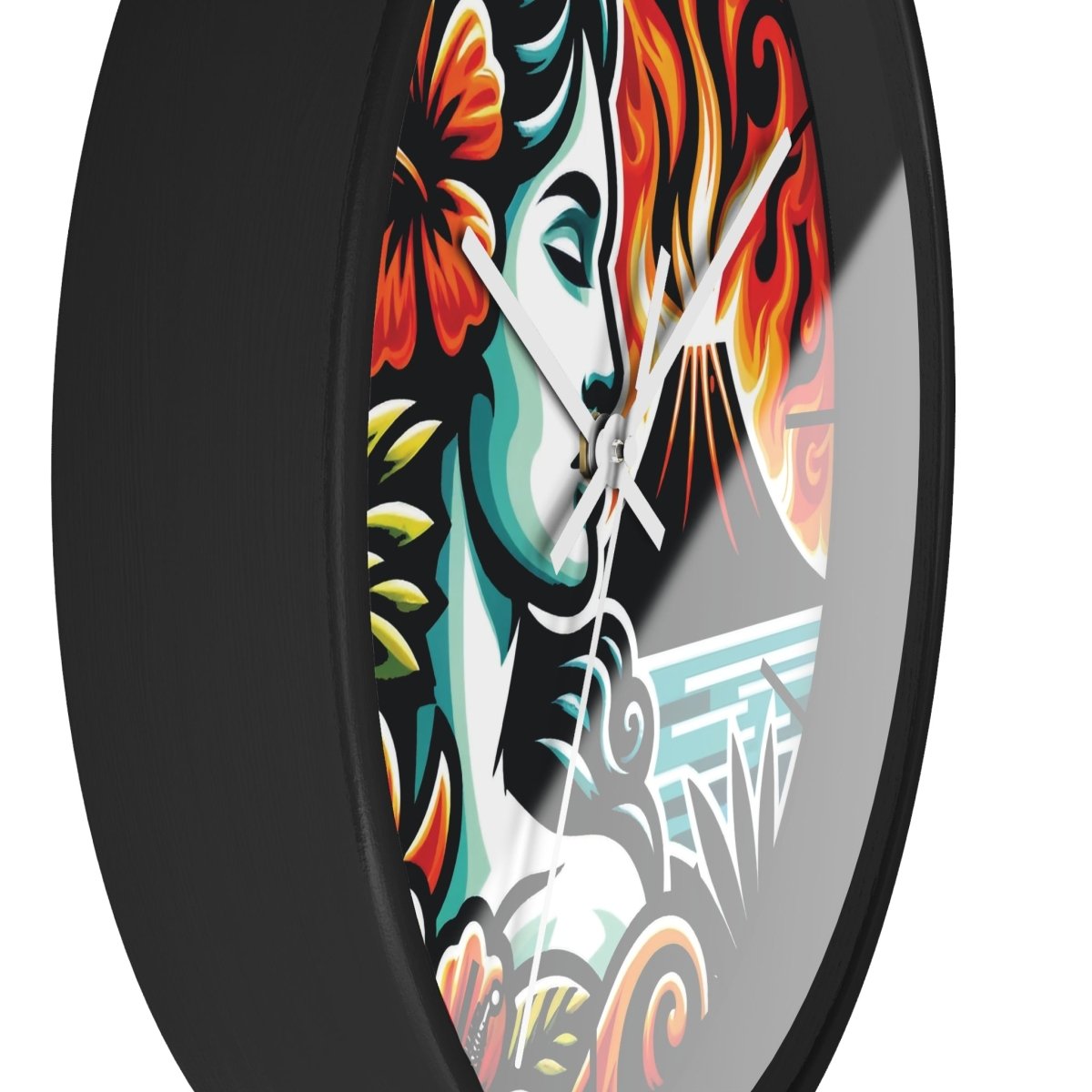 Burning Desire - Wall Clock - The Tiki Yard - Wall Clocks