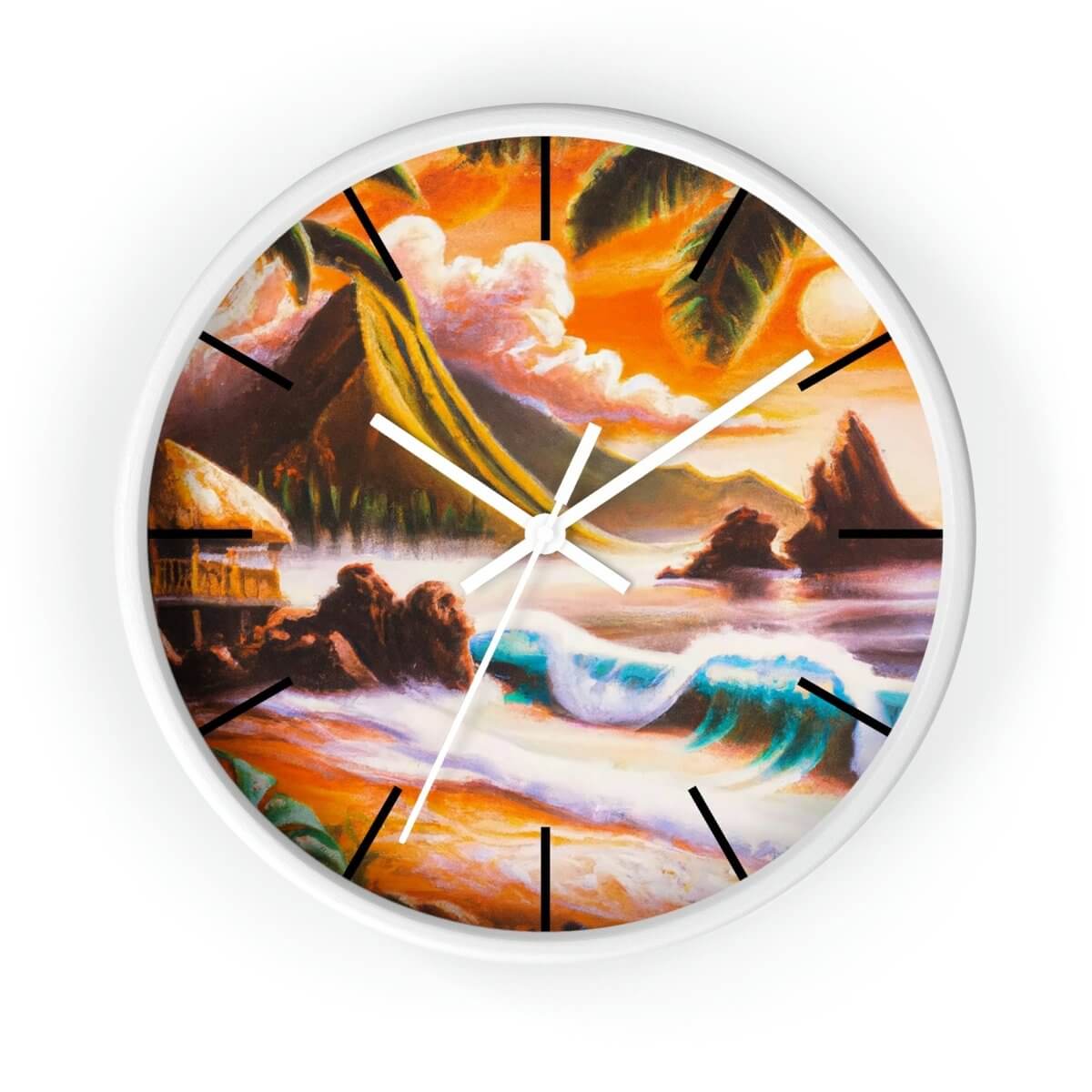 Dream Time - Wall Clock - The Tiki Yard - Wall Clocks