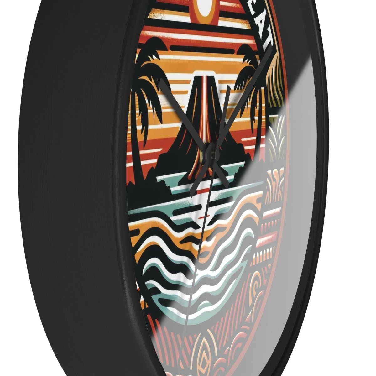 Island Retreat - Wall Clock - The Tiki Yard - Wall Clocks