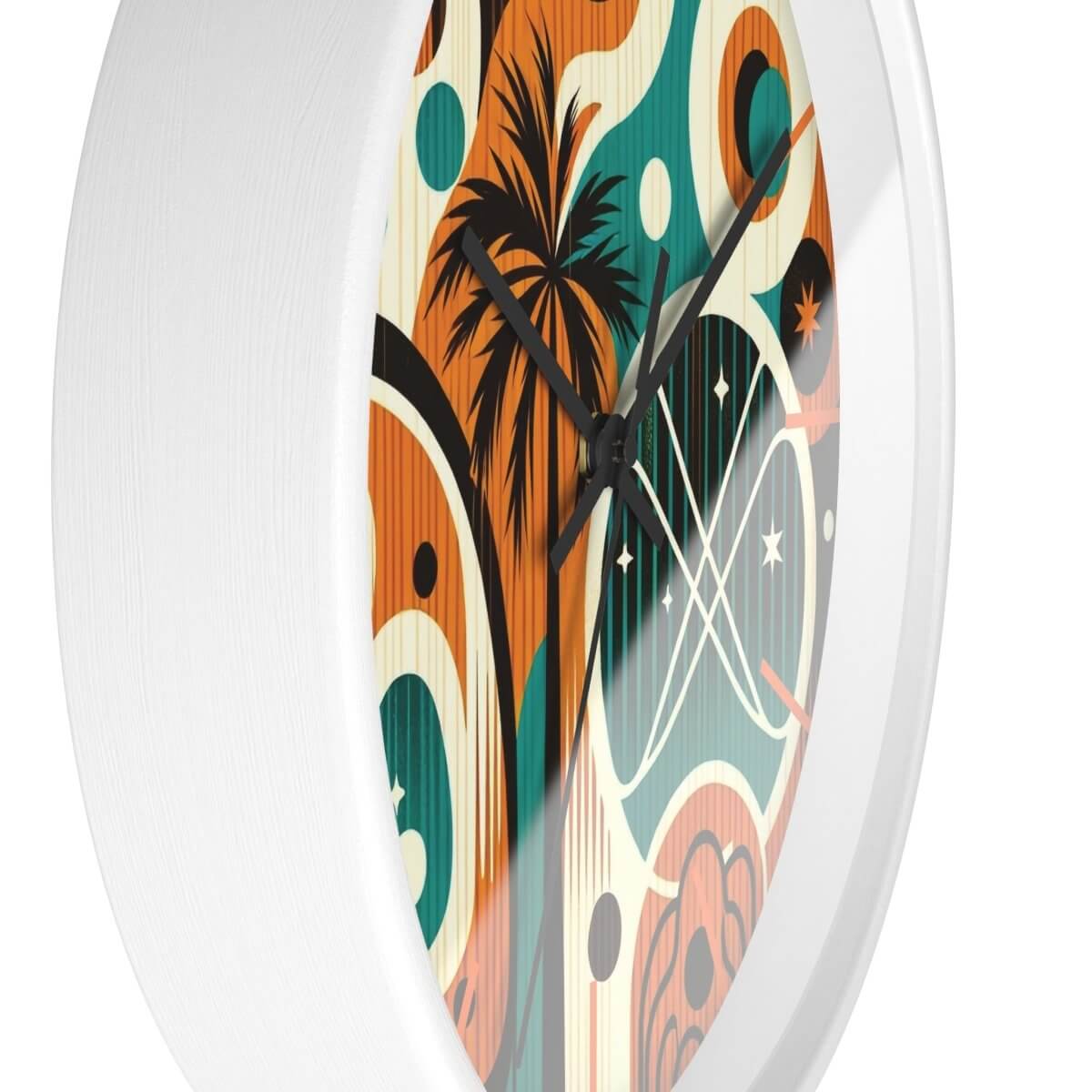 Atomic Rewind - Wall Clock - The Tiki Yard - Wall Clocks